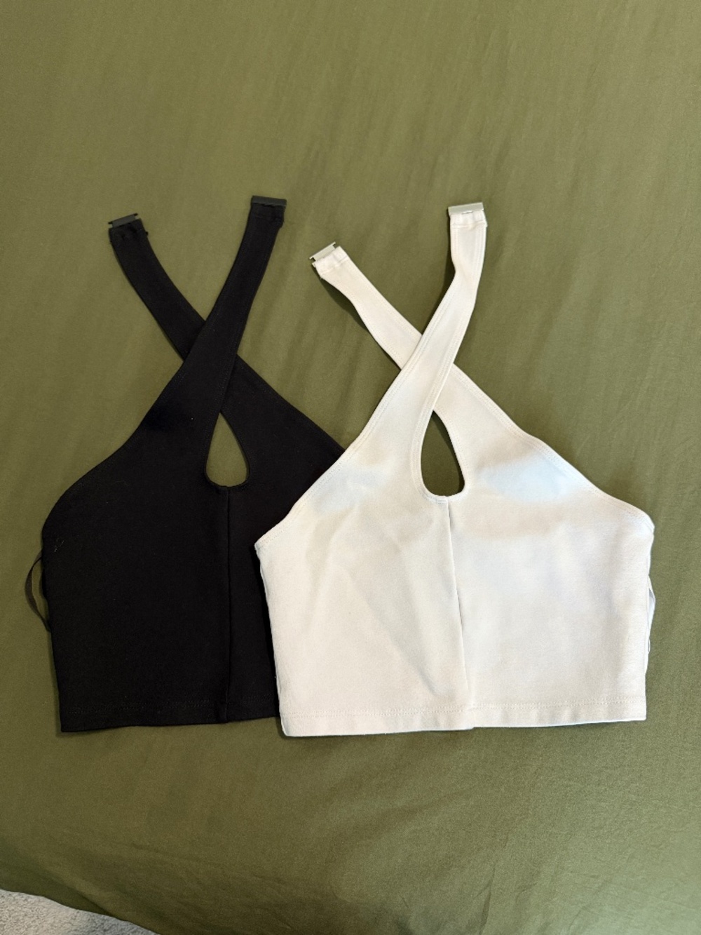 Set of 2 Aritzia Sunday Best Amie Halter Tops